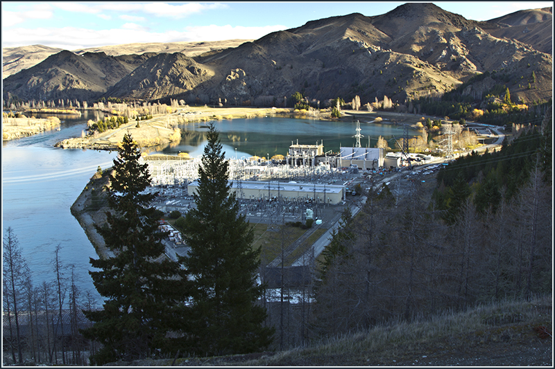 View from top of Benmore Dam